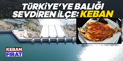 Türkiye’ye balığı sevdiren ilçe: Keban